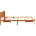 Bettgestell Braun 150 x 200 cm Massivholz Kiefer