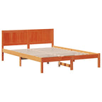 Bettgestell Braun 140 x 200 cm Massivholz Kiefer