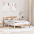 Bettgestell Braun 120 x 200 cm Massivholz Kiefer