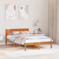 Bettgestell Braun 140 x 190 cm Massivholz Kiefer