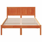 Bettgestell Braun 135 x 190 cm Massivholz Kiefer