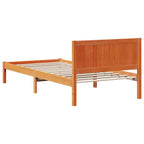 Bettgestell Braun 100 x 200 cm Massivholz Kiefer