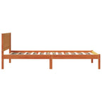 Bettgestell Braun 100 x 200 cm Massivholz Kiefer