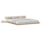 Bettgestell Braun 200 x 200 cm Holz