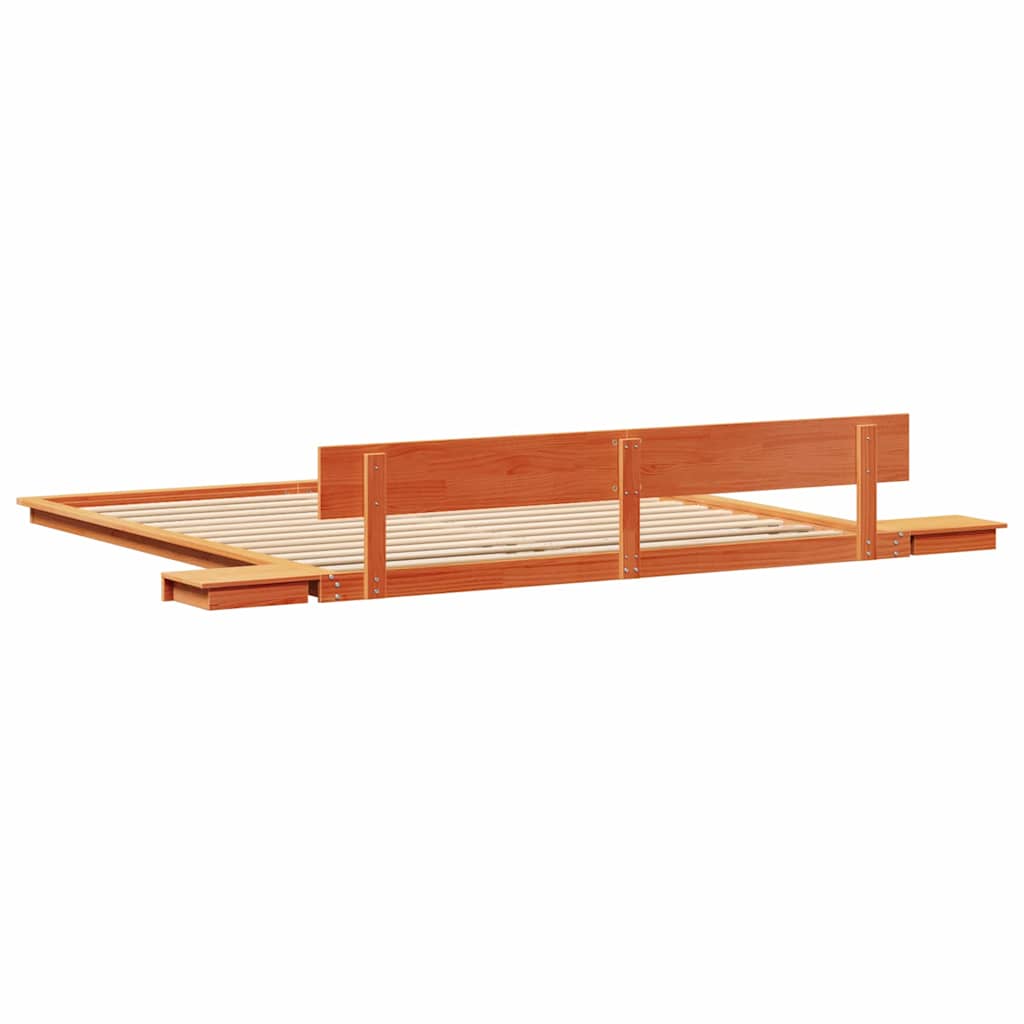 Bettgestell Braun 200 x 200 cm Holz