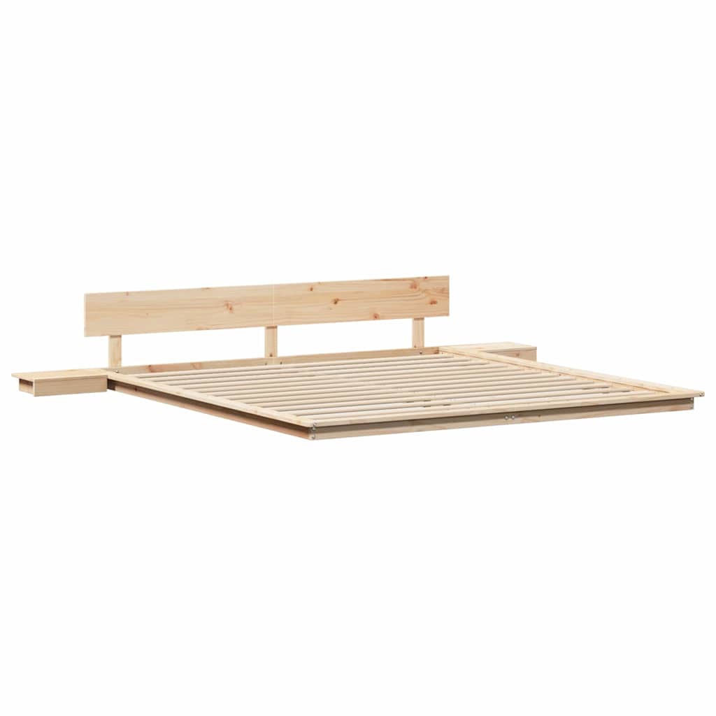 Bettgestell Braun 180 x 200 cm Holz