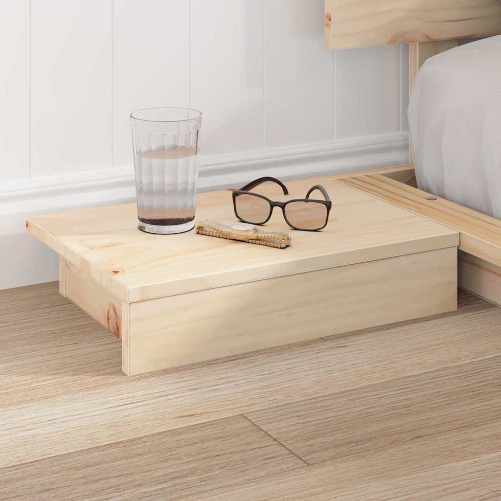 Bettgestell mit Kopfteil mit Speicher Braun 160 x 200 cm Holz
