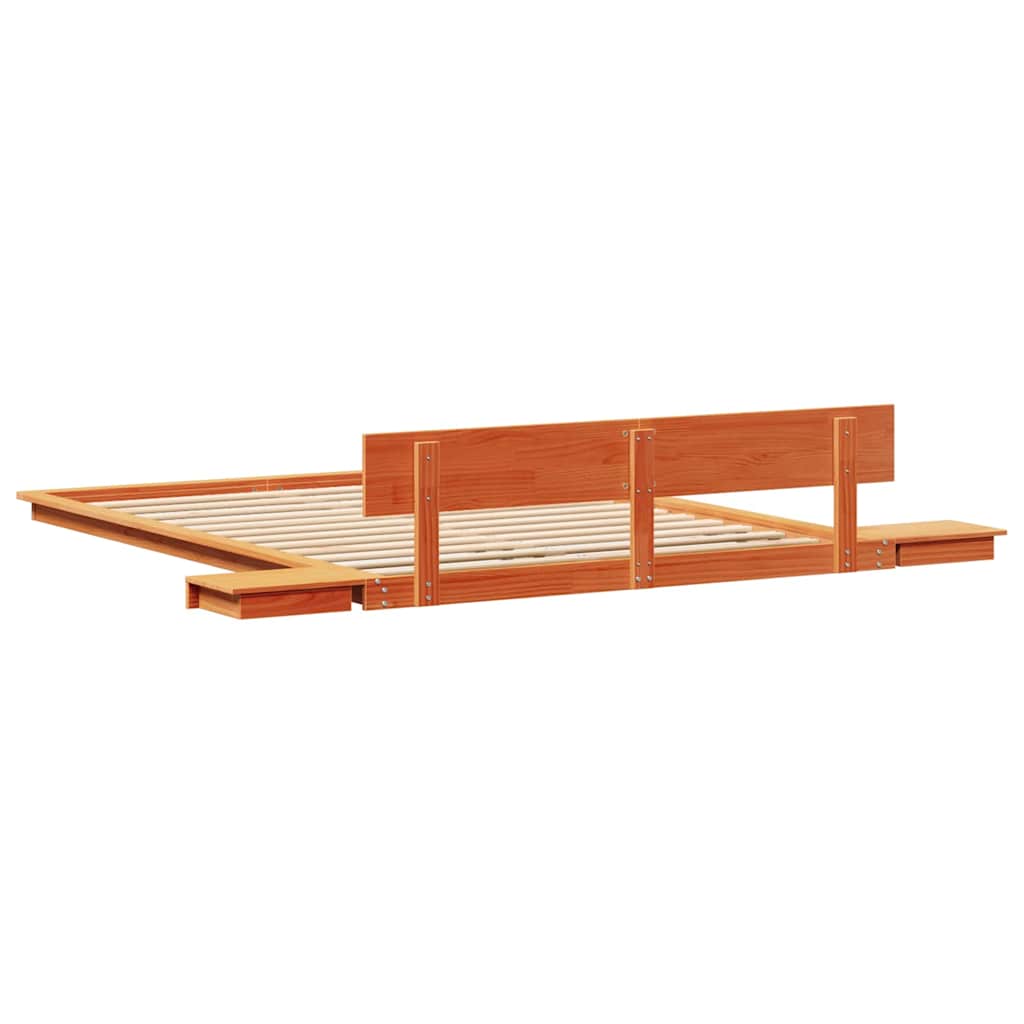 Bettgestell Braun 160 x 200 cm Holz