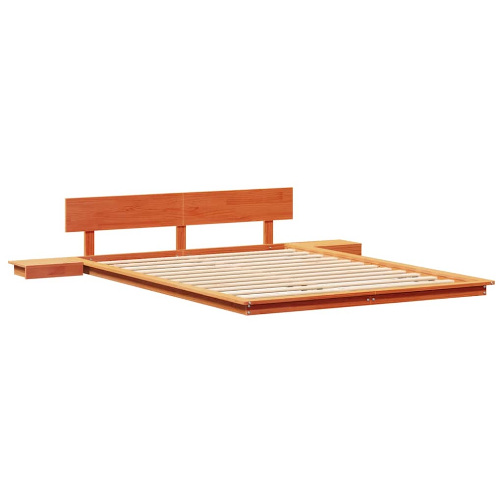 Bettgestell Braun 150 x 200 cm Holz
