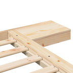 Bettgestell Braun 120 x 200 cm Holz