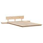 Bettgestell Braun 120 x 200 cm Holz