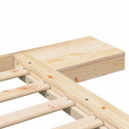 Bettgestell Braun 140 x 190 cm Holz