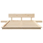 Bettgestell Braun 140 x 190 cm Holz