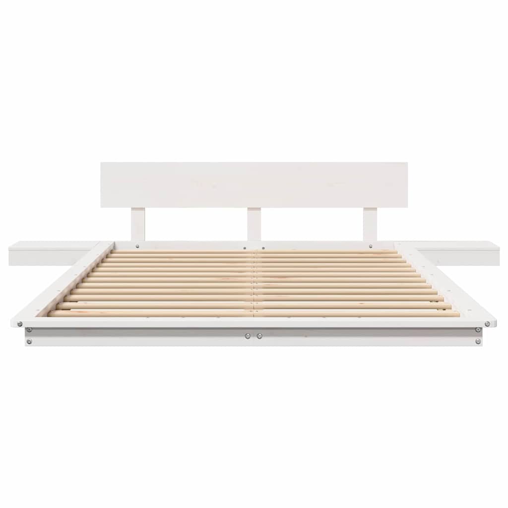 Bettgestell Braun 140 x 190 cm Holz