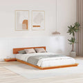 Bettgestell Braun 140 x 190 cm Holz