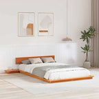 Bettgestell Braun 120 x 190 cm Holz