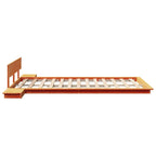 Bettgestell Braun 120 x 190 cm Holz