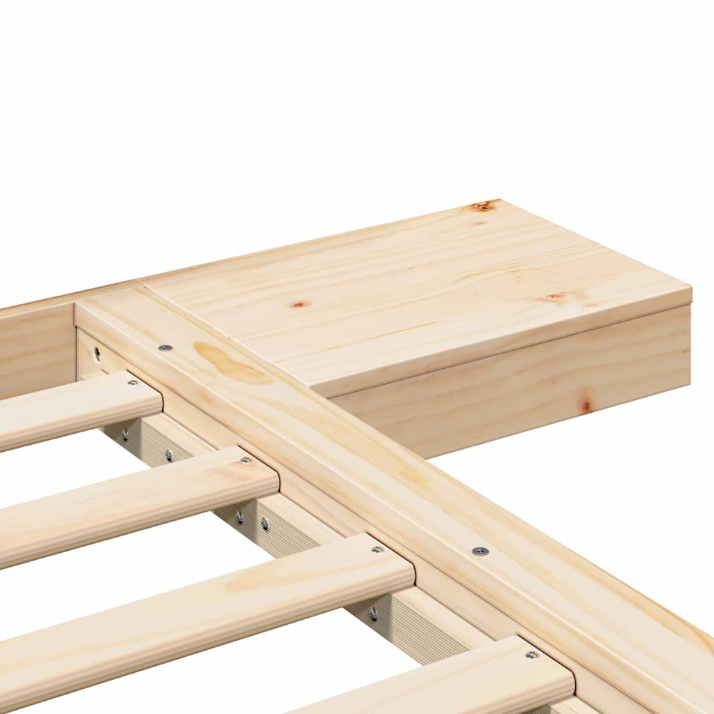 Bettgestell Braun 80 x 200 cm Holz