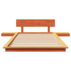 Bettgestell Braun 75 x 190 cm Holz