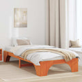 Bettrahmen Wachsbraun 90 x 190 cm Massives Kiefernholz