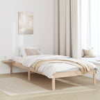 Bettrahmen Natur 100 x 200 cm Massives Kiefernholz