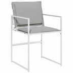 Garten Essgruppe 5 pcs Weiß 140 x 70 x 73 cm