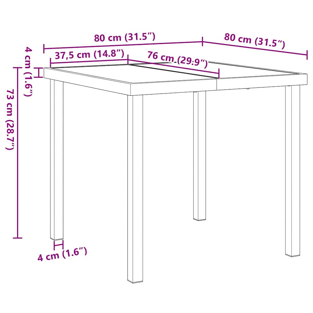 Garten Essgruppe 5 pcs Grau Poly-Rattan