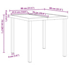 Garten Essgruppe 5 pcs Braun Poly-Rattan