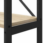 Bücherregal Sonoma-Eiche 156 x 25 x 167 cm Holzwerkstoff