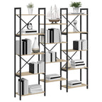 Bücherregal Sonoma-Eiche 156 x 25 x 167 cm Holzwerkstoff