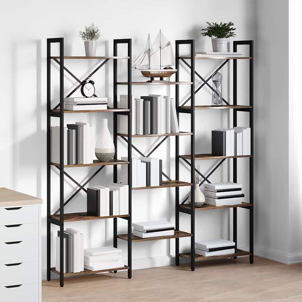 Bücherregal Sonoma-Eiche 156 x 25 x 167 cm Holzwerkstoff