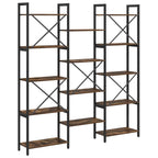 Bücherregal Sonoma-Eiche 156 x 25 x 167 cm Holzwerkstoff