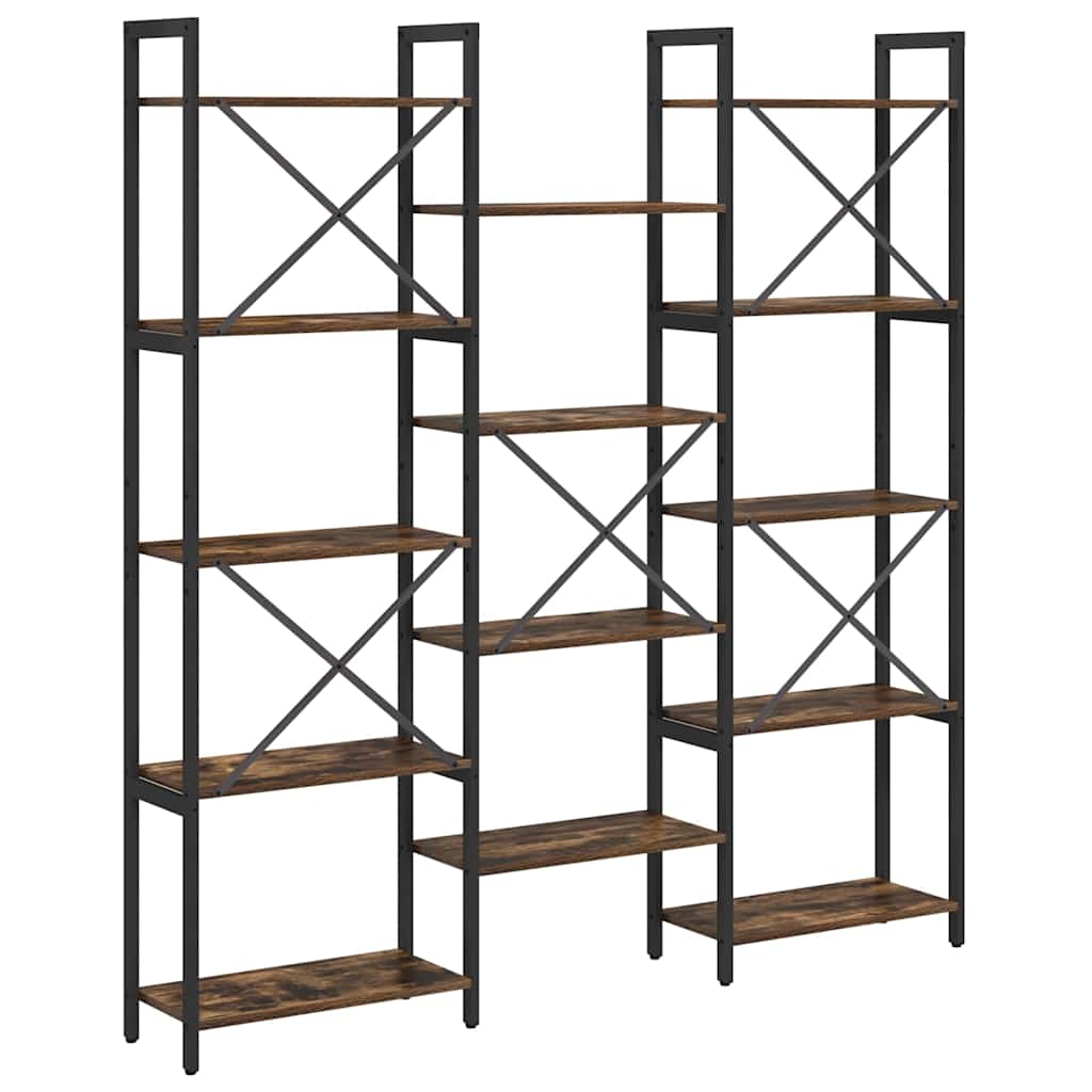 Bücherregal Sonoma-Eiche 156 x 25 x 167 cm Holzwerkstoff