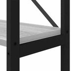 Bücherregal Grau Sonoma 156 x 25 x 167 cm Holzwerkstoff