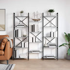 Bücherregal Grau Sonoma 156 x 25 x 167 cm Holzwerkstoff