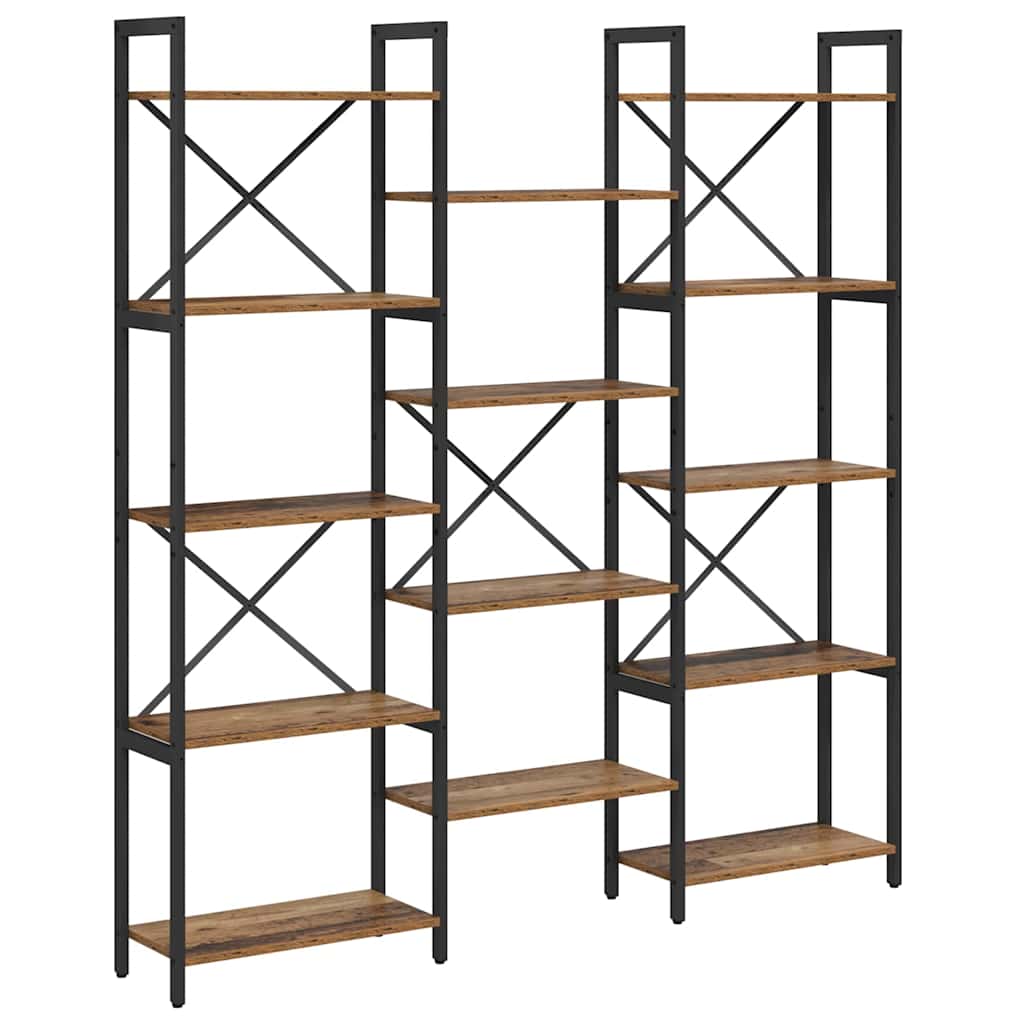 Bücherregal Altholz 156 x 25 x 167 cm Holzwerkstoff