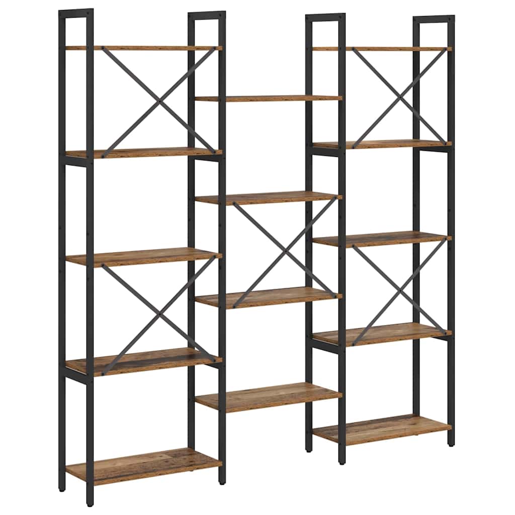 Bücherregal Altholz 156 x 25 x 167 cm Holzwerkstoff