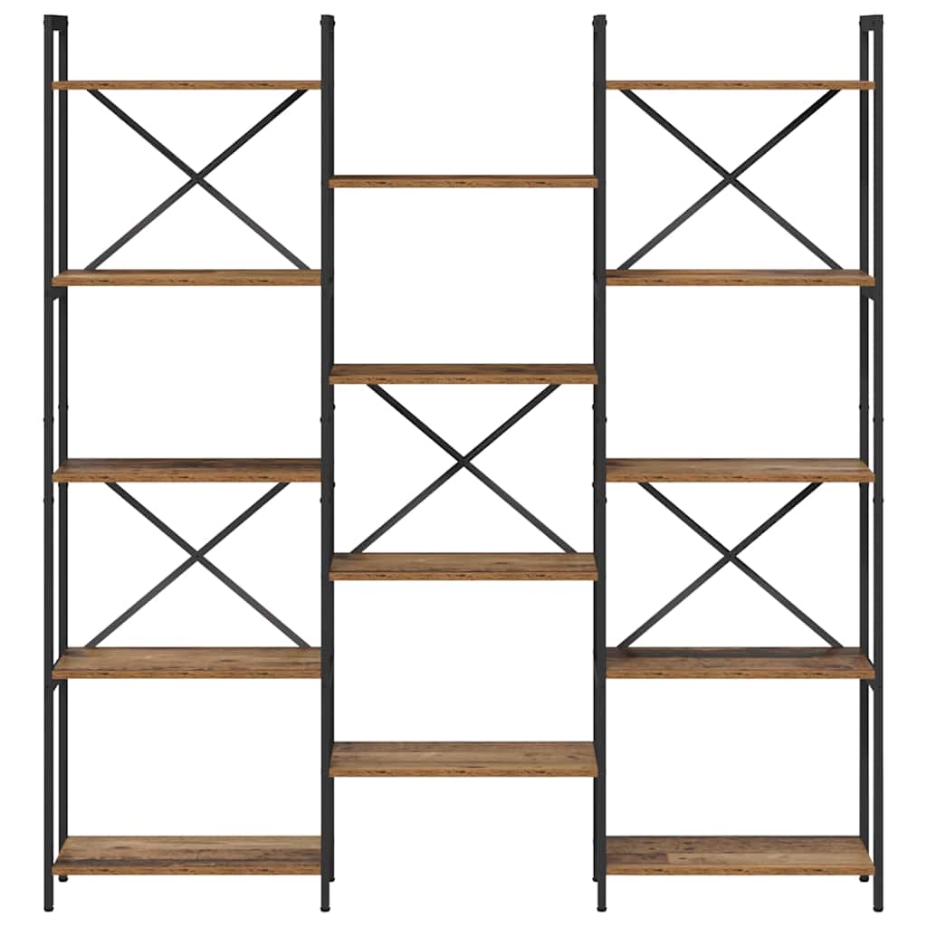Bücherregal Altholz 156 x 25 x 167 cm Holzwerkstoff