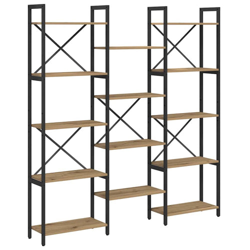 Bücherregal Artisan-Eiche 156 x 25 x 167 cm Holzwerkstoff