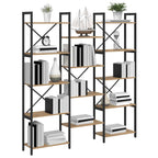 Bücherregal Artisan-Eiche 156 x 25 x 167 cm Holzwerkstoff