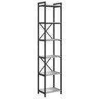 Bücherregal Grau Sonoma 40 x 30 x 189,5 cm Holzwerkstoff