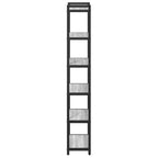 Bücherregal Grau Sonoma 40 x 30 x 189,5 cm Holzwerkstoff