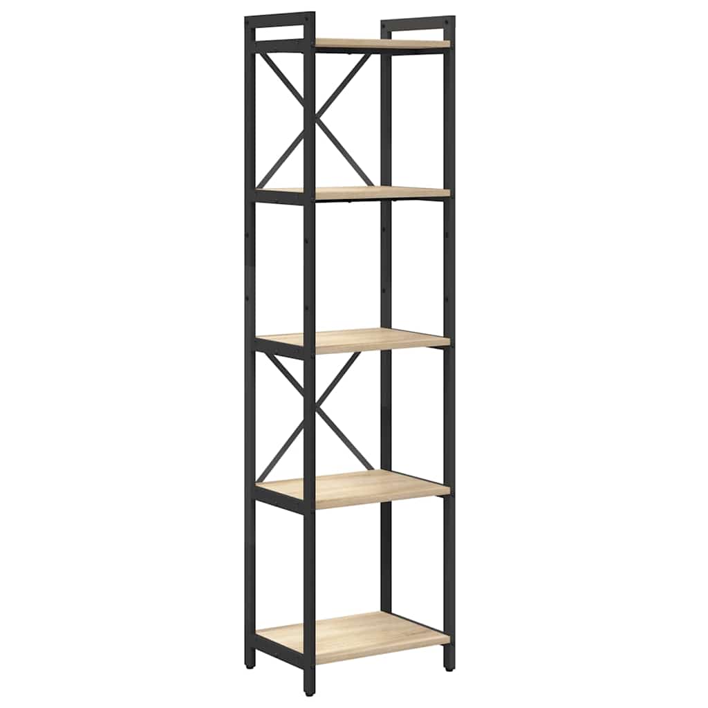 Bücherregal Sonoma-Eiche 40 x 30 x 155 cm Holzwerkstoff