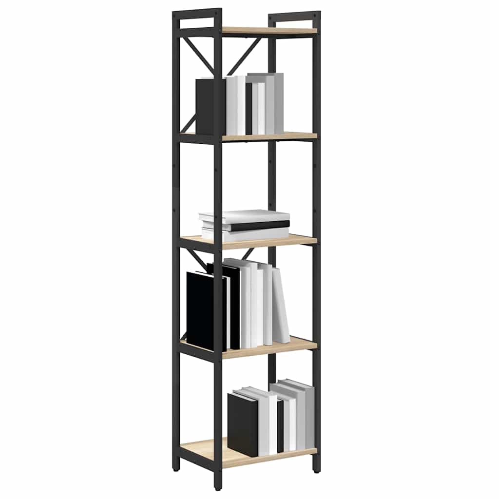 Bücherregal Sonoma-Eiche 40 x 30 x 155 cm Holzwerkstoff
