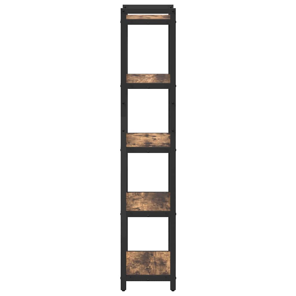 Bücherregal Geräucherte Eiche 40 x 30 x 155 cm Holzwerkstoff