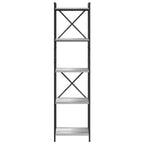 Bücherregal Grau Sonoma 40 x 30 x 155 cm Holzwerkstoff