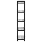 Bücherregal Grau Sonoma 40 x 30 x 155 cm Holzwerkstoff
