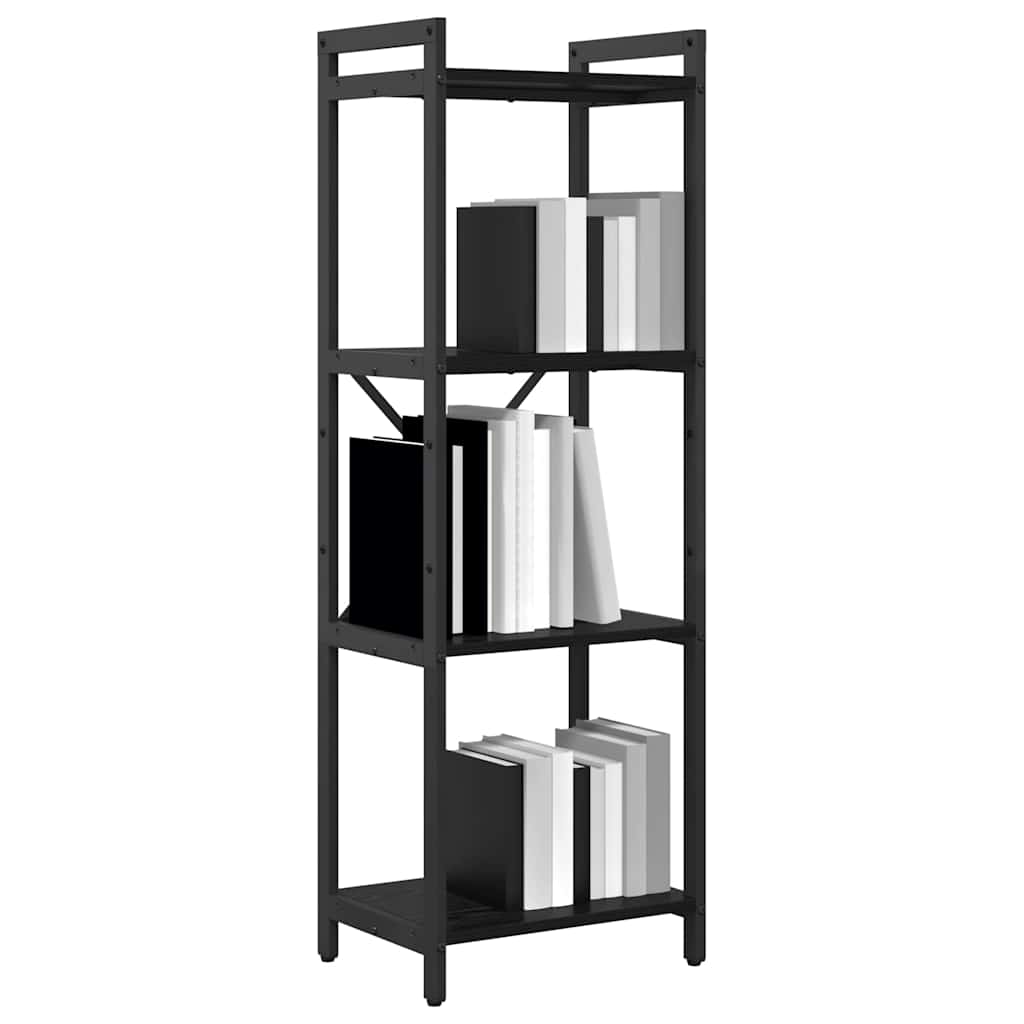 Bücherregal Schwarz Eichen-Optik 40 x 30 x 119 cm Holzwerkstoff