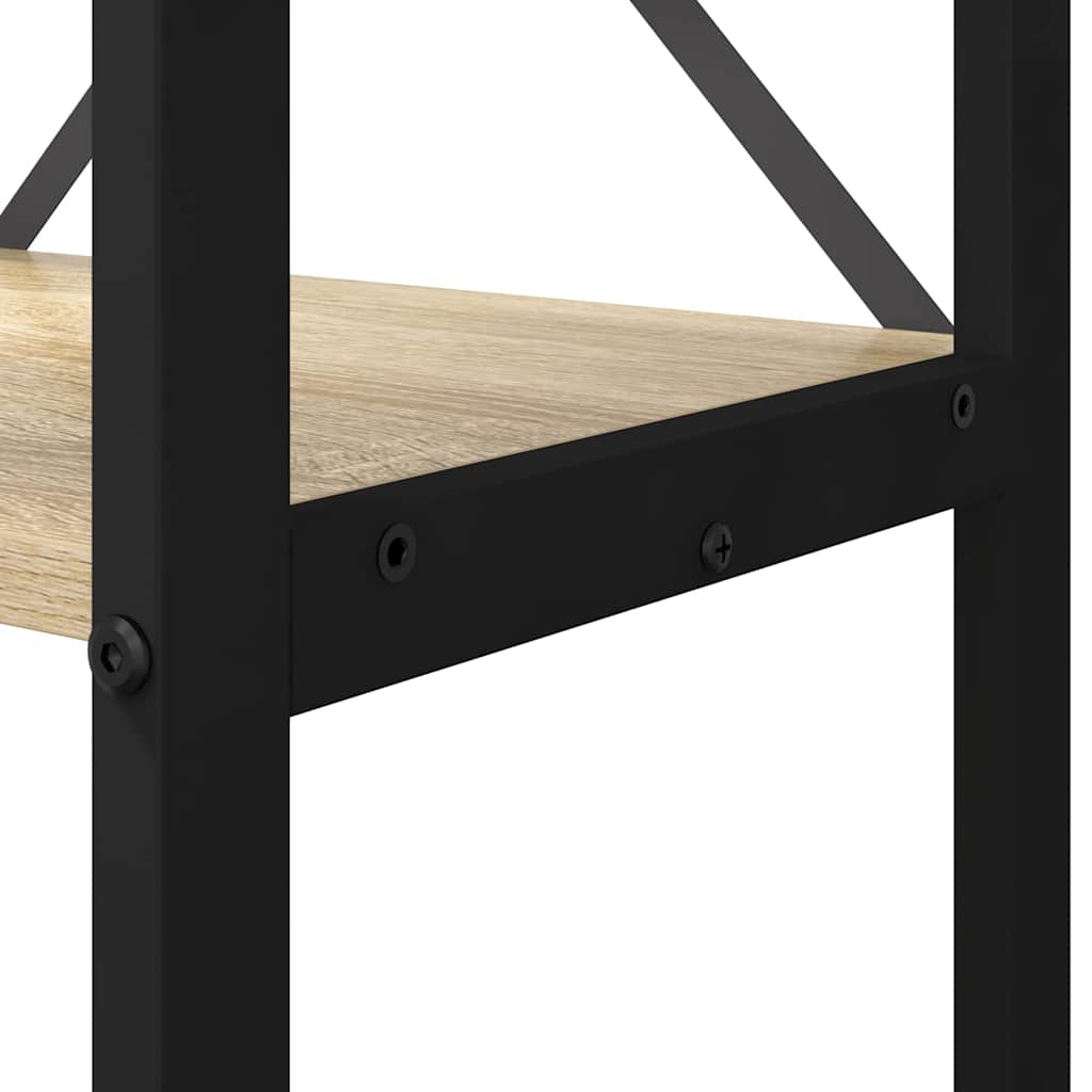 Bücherregal Sonoma-Eiche 40 x 30 x 119 cm Holzwerkstoff