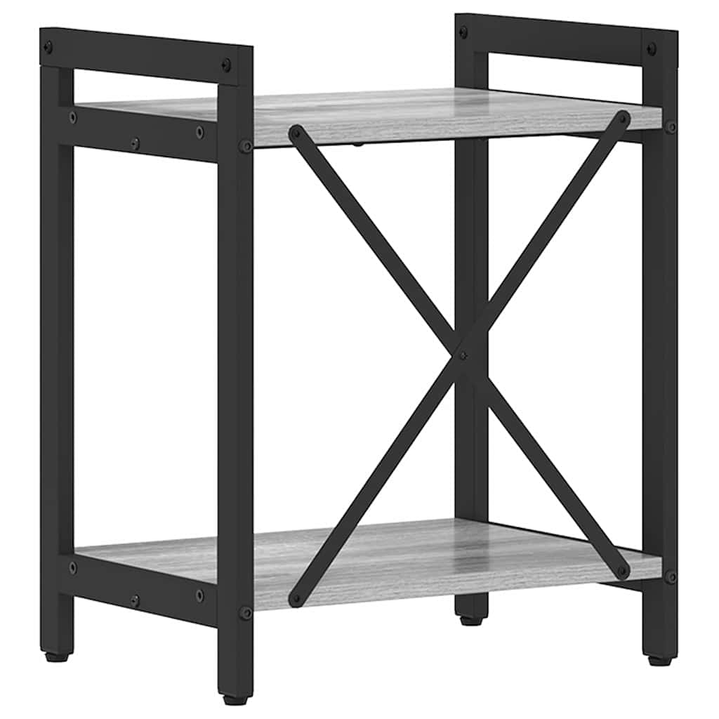 Bücherregal Grau Sonoma 40 x 30 x 50 cm Holzwerkstoff